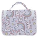 Seamless Pattern With Cute Rabbit Character Satchel Handbag View3