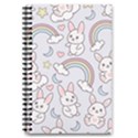 Seamless Pattern With Cute Rabbit Character 5.5  x 8.5  Notebook View3