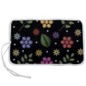 Embroidery Seamless Pattern With Flowers Pen Storage Case (S) View1