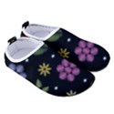 Embroidery Seamless Pattern With Flowers Women s Sock-Style Water Shoes View3