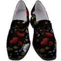 Floral Folk Fashion Ornamental Embroidery Pattern Women s Chunky Heel Loafers View1