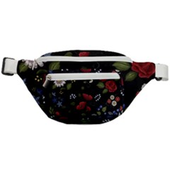 Floral Folk Fashion Ornamental Embroidery Pattern Fanny Pack