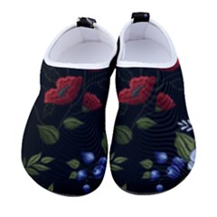 Floral Folk Fashion Ornamental Embroidery Pattern Men s Sock-style Water Shoes by Apen