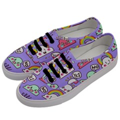 Cloud Seamless Pattern Men s Classic Low Top Sneakers