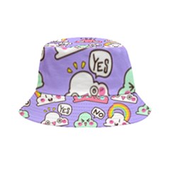 Cloud Seamless Pattern Inside Out Bucket Hat by Apen