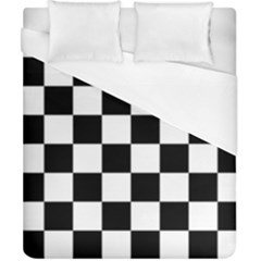 Chess Board Background Design Duvet Cover (california King Size) by Apen