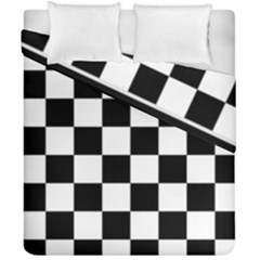 Chess Board Background Design Duvet Cover Double Side (california King Size) by Apen