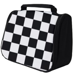 Chess Board Background Design Full Print Travel Pouch (big) by Apen