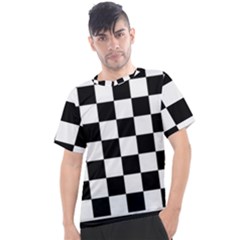 Chess Board Background Design Men s Sport Top by Apen