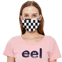 Chess Board Background Design Cloth Face Mask (adult) by Apen