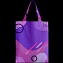 Hand Drawn Abstract Organic Shapes Background Zipper Classic Tote Bag View2