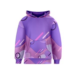 Colorful Labstract Wallpaper Theme Kids  Pullover Hoodie by Apen