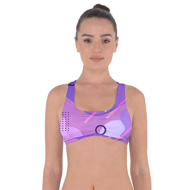 Colorful Labstract Wallpaper Theme Got No Strings Sports Bra