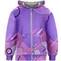 Colorful Labstract Wallpaper Theme Kids  Zipper Hoodie Without Drawstring View1