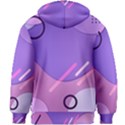 Colorful Labstract Wallpaper Theme Kids  Zipper Hoodie Without Drawstring View2