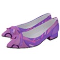 Colorful Labstract Wallpaper Theme Women s Bow Heels View2