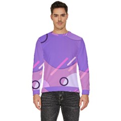 Colorful Labstract Wallpaper Theme Men s Fleece Sweatshirt by Apen