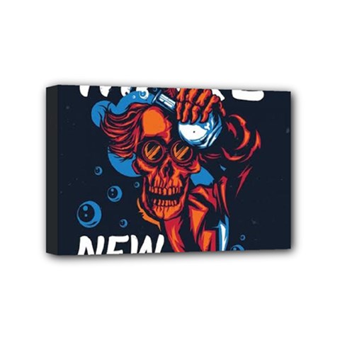 Make Devil Discovery  Mini Canvas 6  X 4  (stretched) by Saikumar