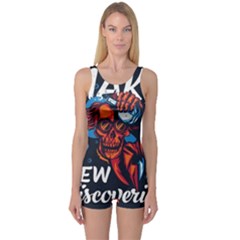 Make Devil Discovery  One Piece Boyleg Swimsuit by Saikumar