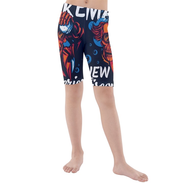 Make devil discovery  Kids  Mid Length Swim Shorts