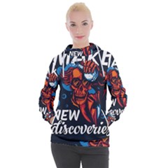 Make Devil Discovery  Women s Hooded Pullover by Saikumar