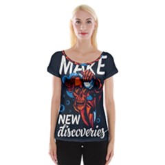 Make Devil Discovery  Cap Sleeve Top