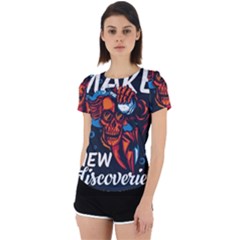 Make Devil Discovery  Back Cut Out Sport T-shirt by Saikumar