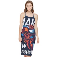 Make Devil Discovery  Bodycon Cross Back Summer Dress by Saikumar