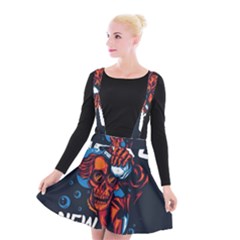 Make Devil Discovery  Suspender Skater Skirt