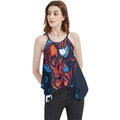 Make Devil Discovery  Flowy Camisole Tank Top by Saikumar