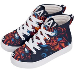 Make Devil Discovery  Kids  Hi-top Skate Sneakers by Saikumar