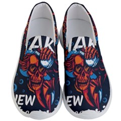 Make Devil Discovery  Men s Lightweight Slip Ons by Saikumar