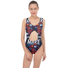 Make Devil Discovery  Center Cut Out Swimsuit