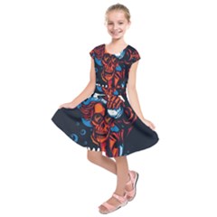 Dont Fear Kids  Short Sleeve Dress by Saikumar