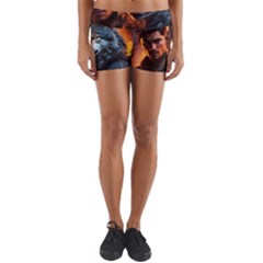 Be Dare For Everything Yoga Shorts by Saikumar