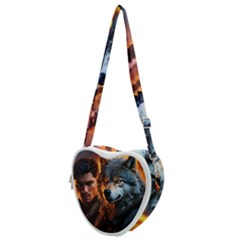 Be Dare For Everything Heart Shoulder Bag by Saikumar