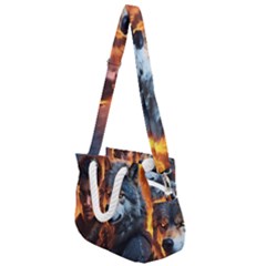 Be Dare For Everything Rope Handles Shoulder Strap Bag by Saikumar