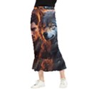 Be dare for everything Maxi Fishtail Chiffon Skirt View1