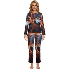 Be Dare For Everything Womens  Long Sleeve Lightweight Pajamas Set by Saikumar