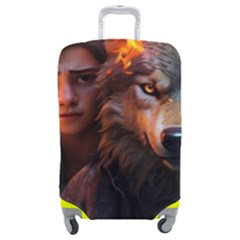 Be Fearless Luggage Cover (medium) by Saikumar