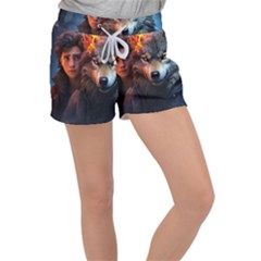 Be Fearless Women s Velour Lounge Shorts by Saikumar