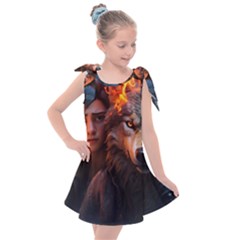 Be Fearless Kids  Tie Up Tunic Dress by Saikumar