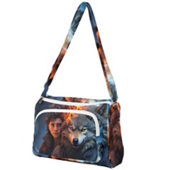 Be Fearless Front Pocket Crossbody Bag by Saikumar