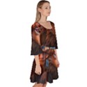 Be fearless Velour Kimono Dress View3