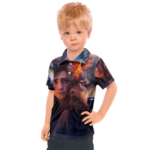 Be Fearless Kids  Polo T-shirt by Saikumar