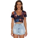 Be fearless V-Neck Crop Top View1