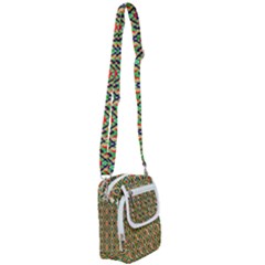 Pattern Design Vintage Abstract Shoulder Strap Belt Bag by Jatiart