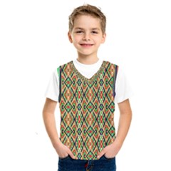 Pattern Design Vintage Abstract Kids  Basketball Tank Top by Jatiart