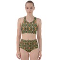 Pattern Design Vintage Abstract Racer Back Bikini Set View1