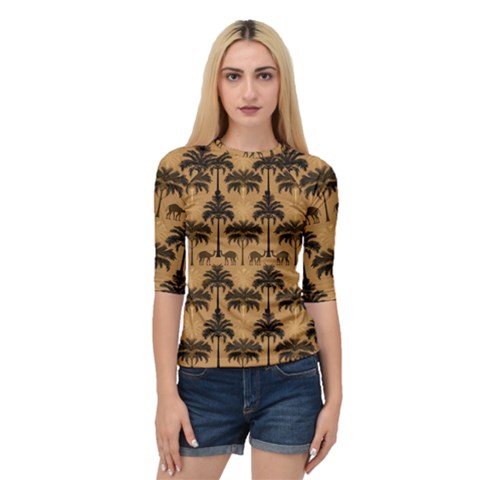 Peacock Feathers Quarter Sleeve Raglan T-shirt by Jatiart